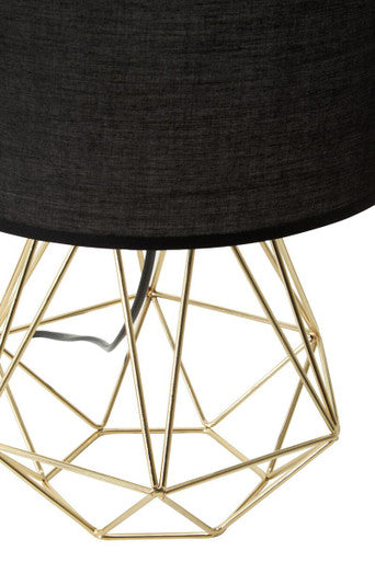 Wyra Black & Gold Table Lamp