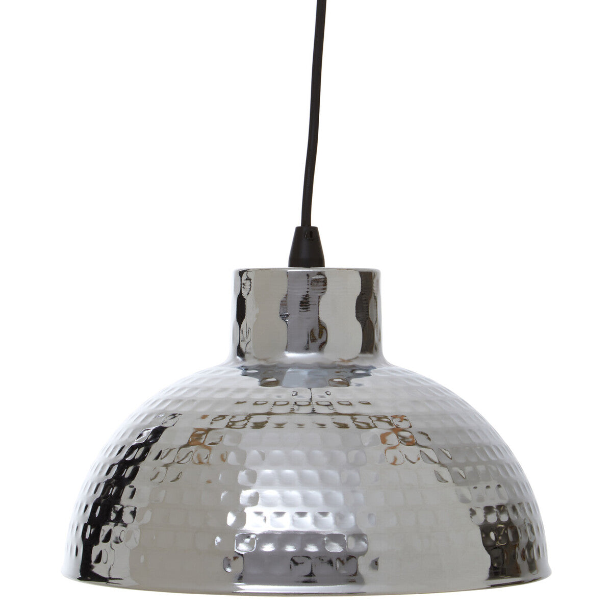 New Foundry Chrome Iron Pendant Light
