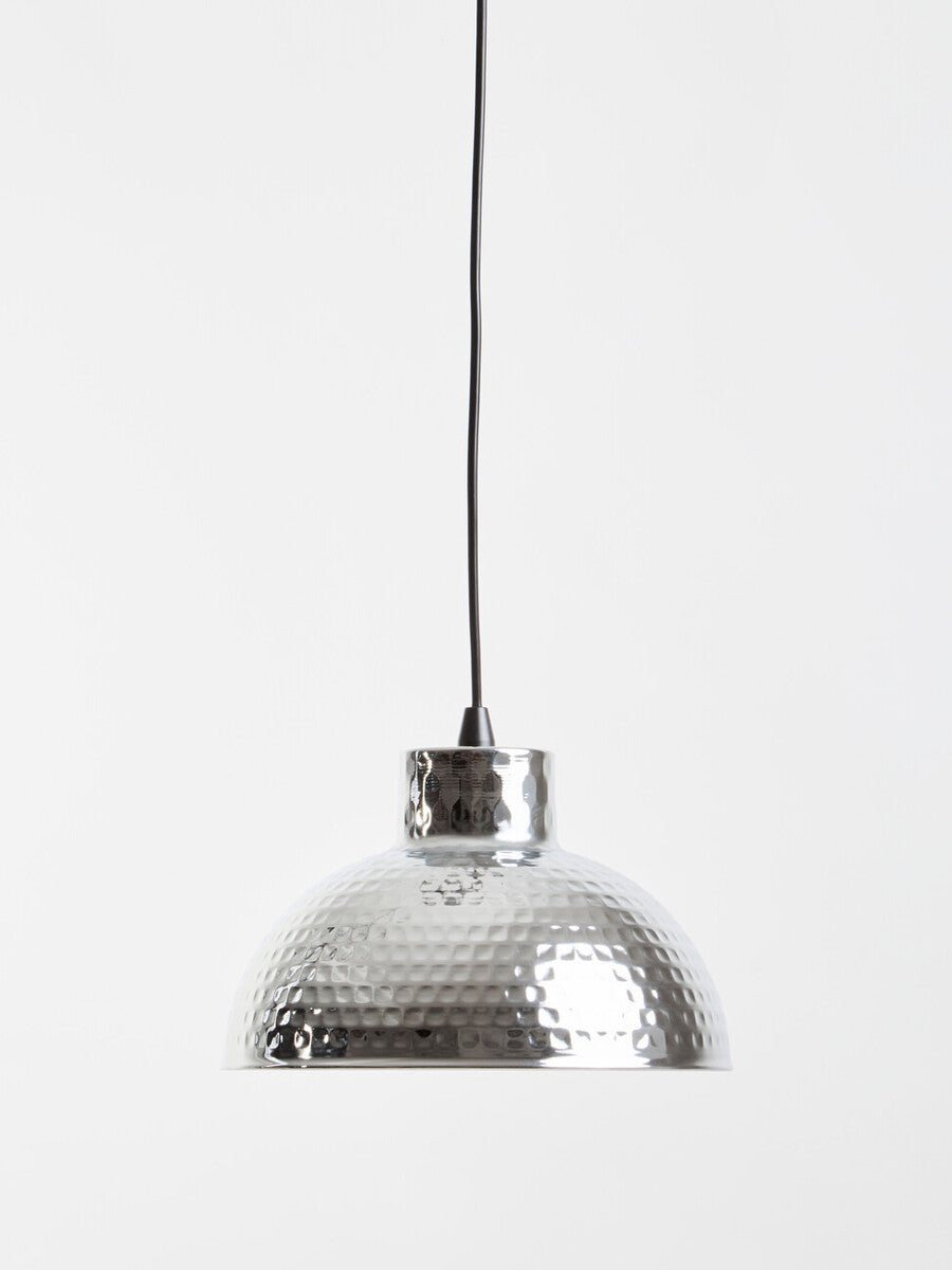 New Foundry Chrome Iron Pendant Light