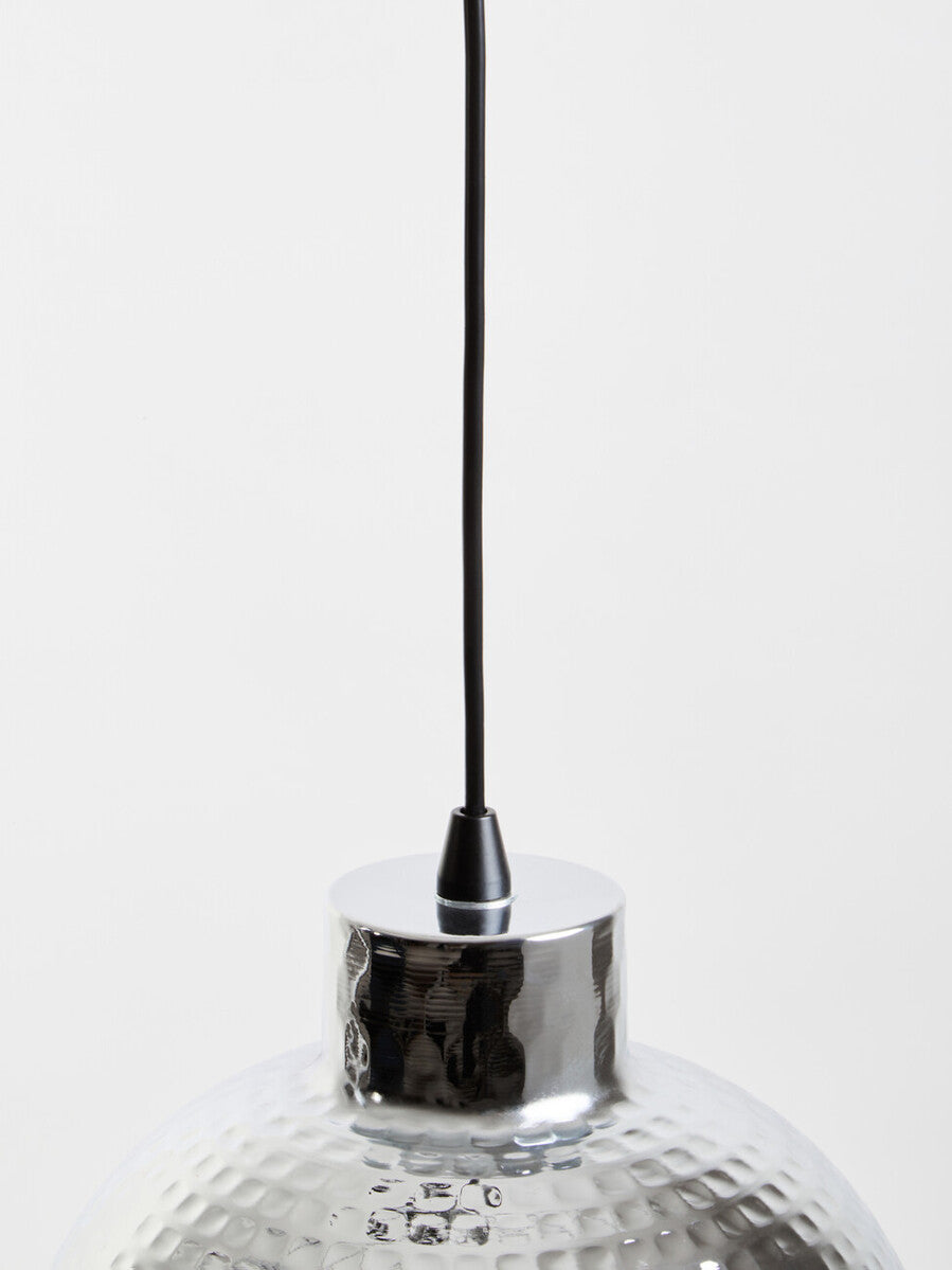 New Foundry Chrome Iron Pendant Light