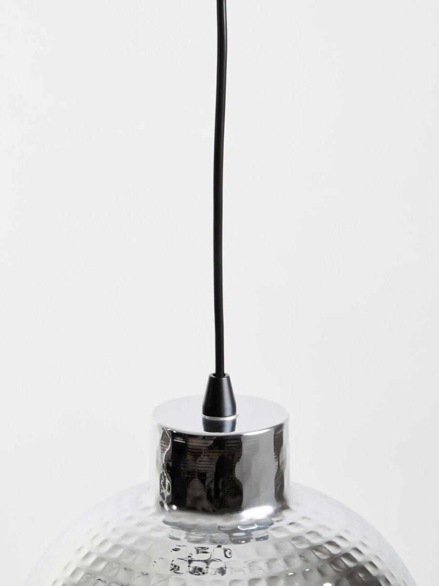 New Foundry Chrome Iron Pendant Light