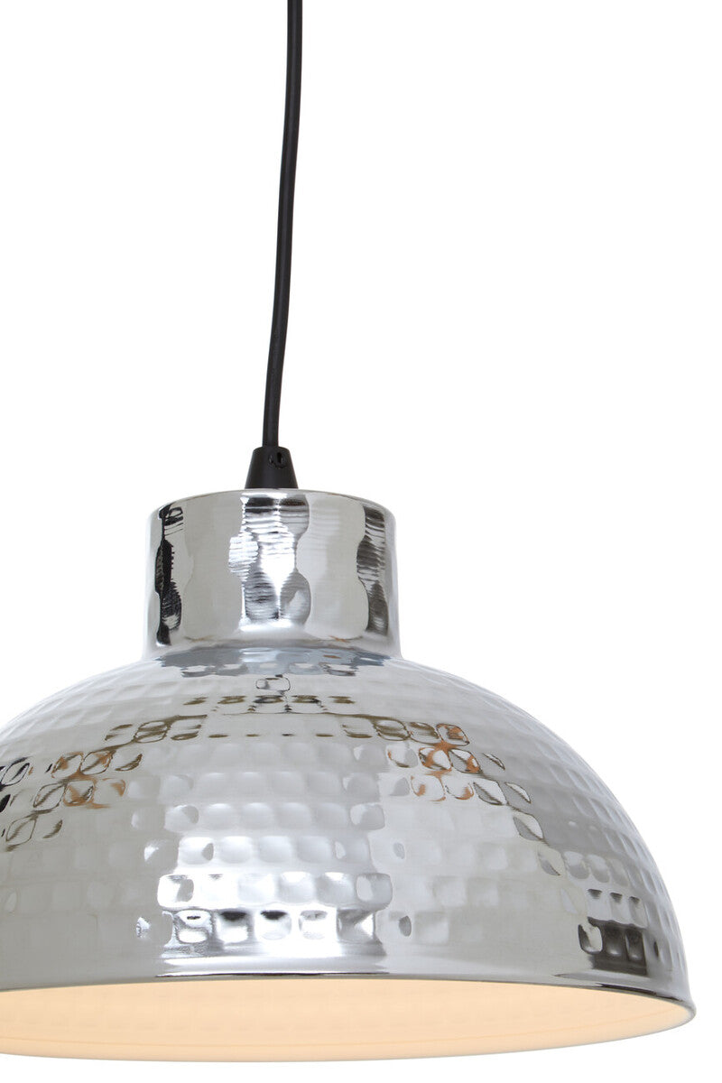 New Foundry Chrome Iron Pendant Light
