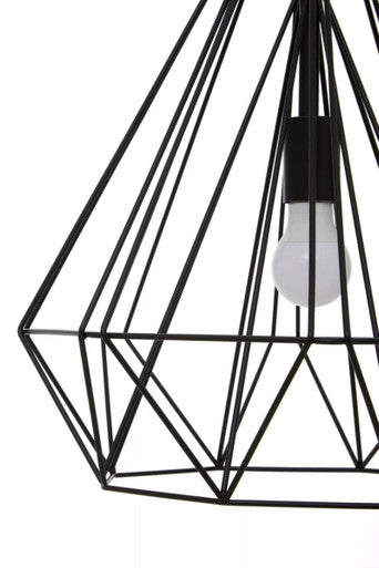Wyra Black Conical Pendant Light