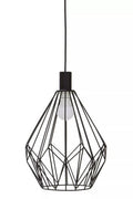 Wyra Black Frame Pendant Light