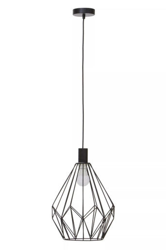 Wyra Black Frame Pendant Light