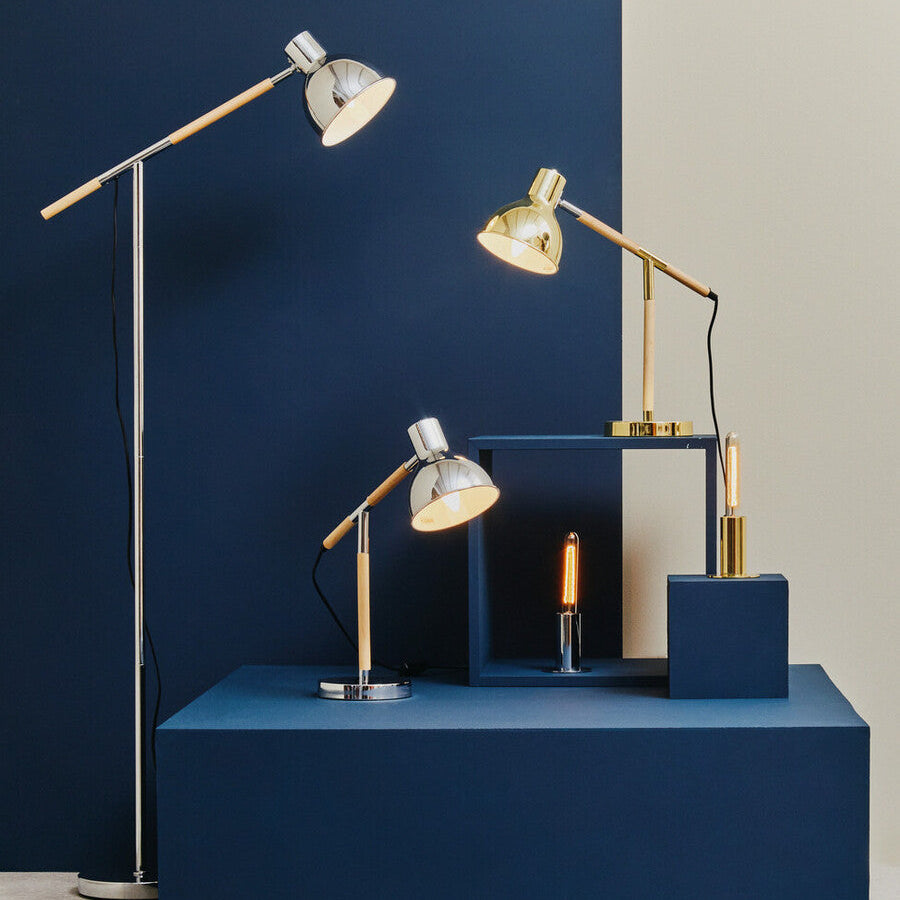 Stockholm Chrome Table Lamp