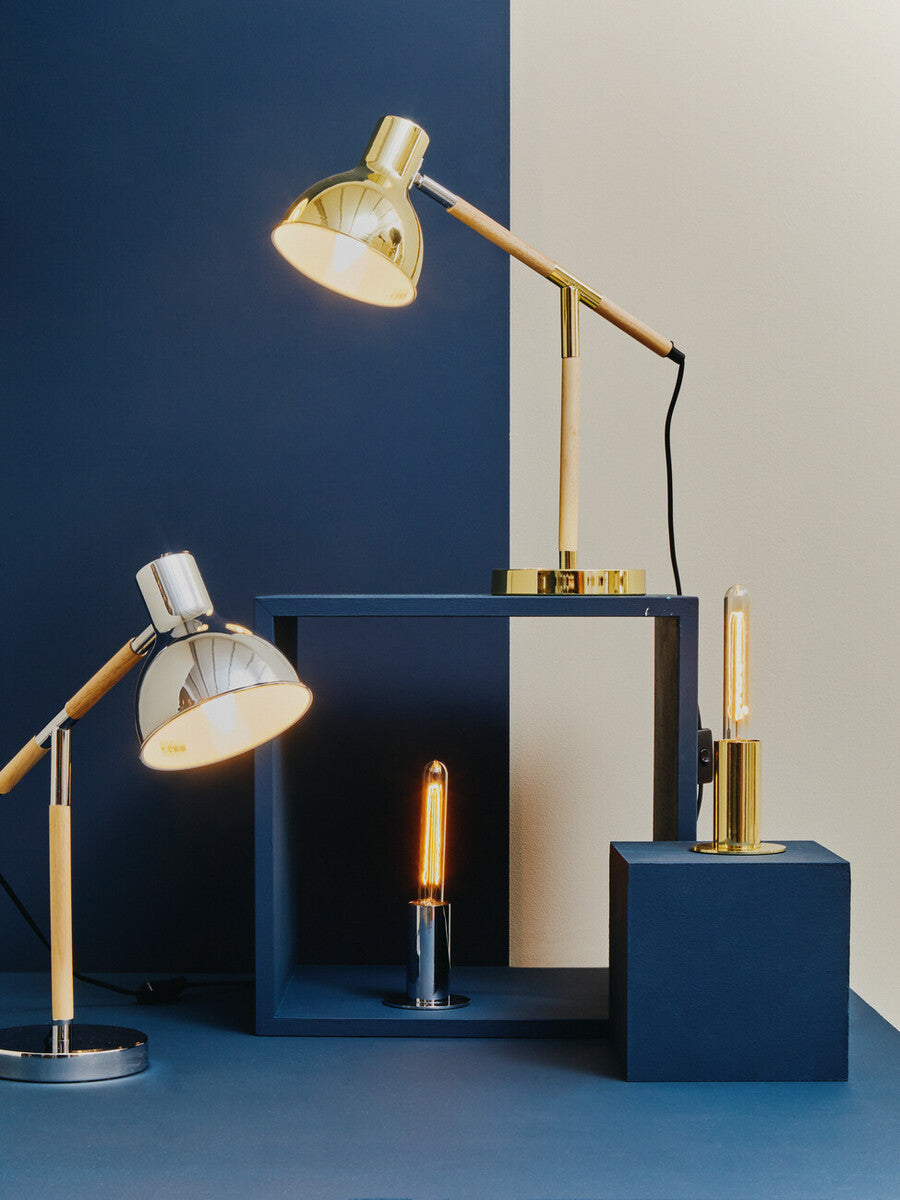 Stockholm Adjustable Desk Lamp In Chrome