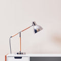 Stockholm Adjustable Desk Lamp In Chrome