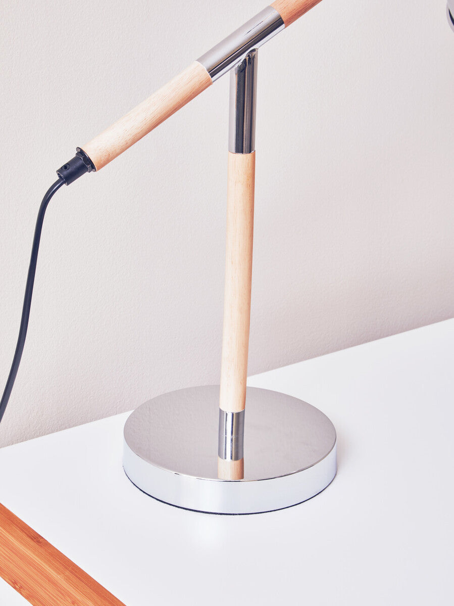 Stockholm Adjustable Desk Lamp In Chrome