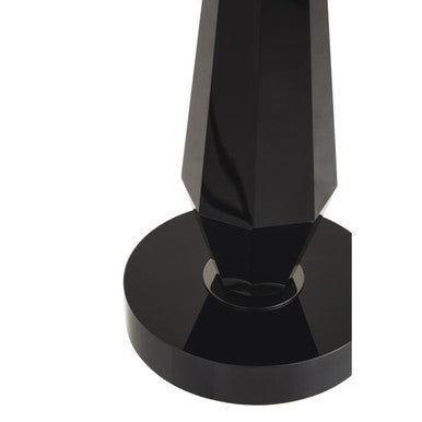 Hexum Black Crystal Glass Table Lamp