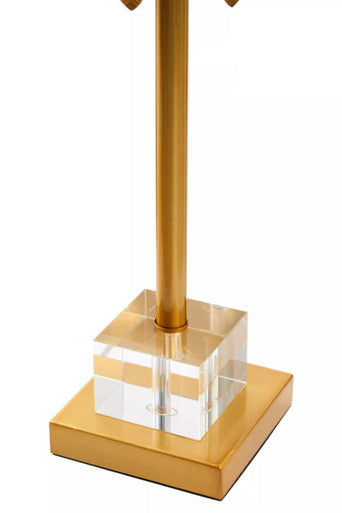 Herta Gold Palm Tree Design Table Lamp