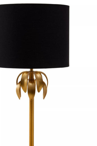 Herta Gold Palm Tree Design Table Lamp