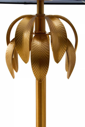 Herta Gold Palm Tree Design Table Lamp
