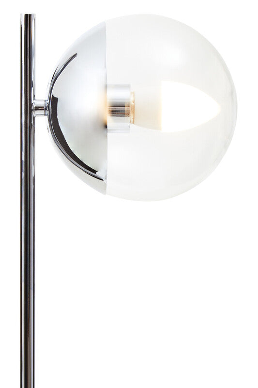 Revive Small Silver Metal Table Lamp