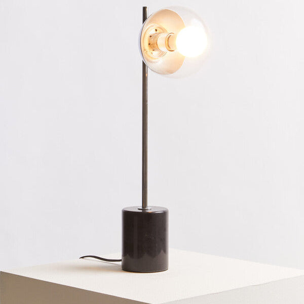 Revive Small Silver Metal Table Lamp