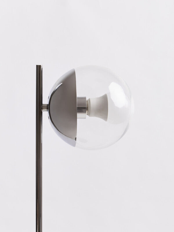 Revive Small Silver Metal Table Lamp