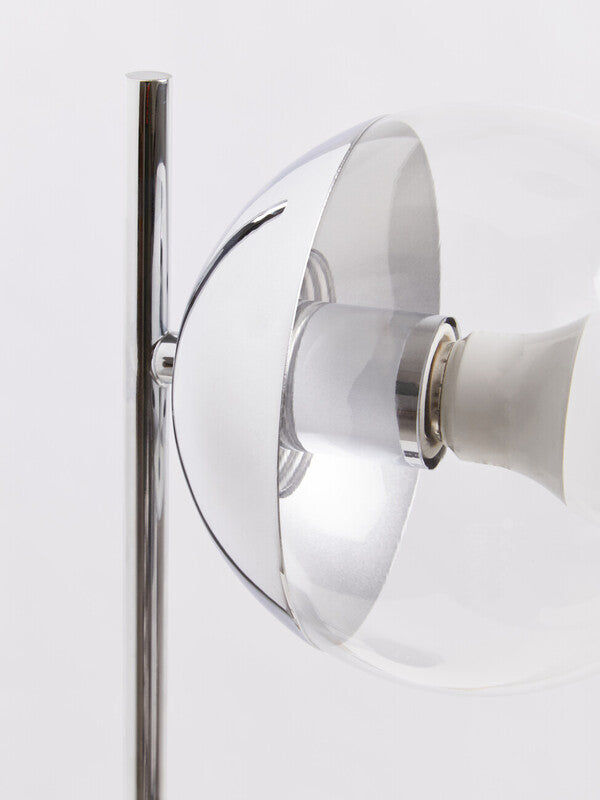 Revive Small Silver Metal Table Lamp