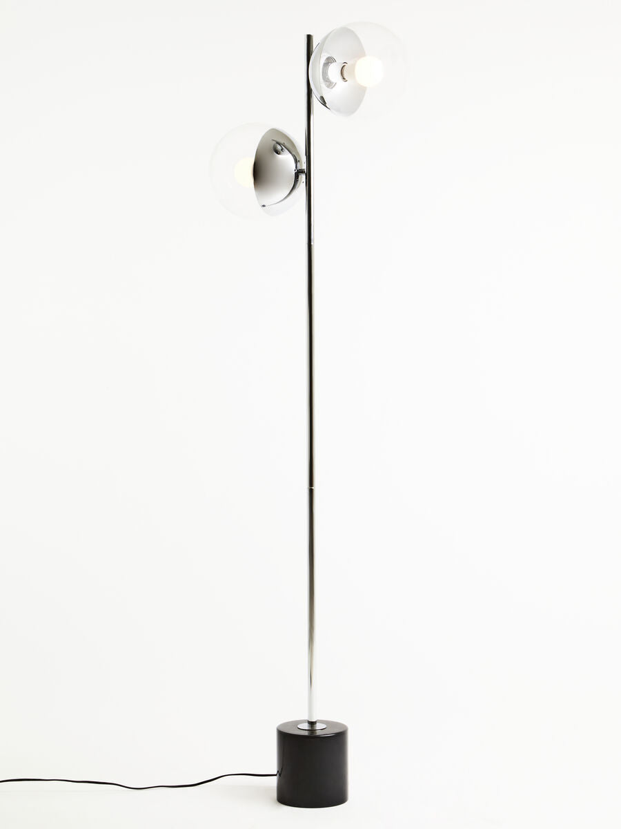 Revive Silver Metal Floor Lamp
