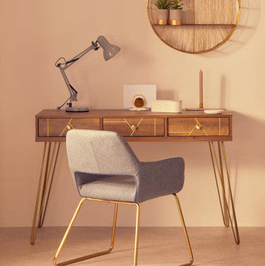Payton Studio Matte Grey Metal Table Lamp
