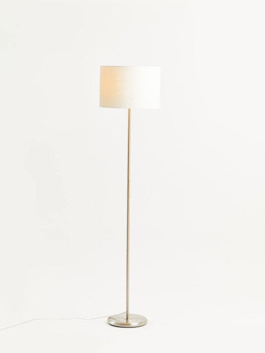 Forma Cream Waffle Shade Floor Lamp