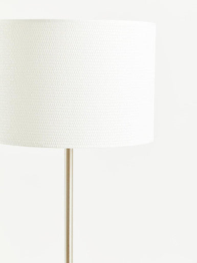 Forma Cream Waffle Shade Floor Lamp