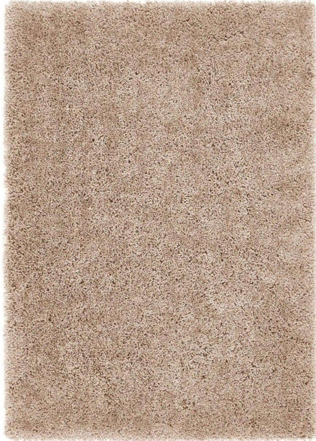 Chicago Latte Shaggy Polyester Contemporary Rug