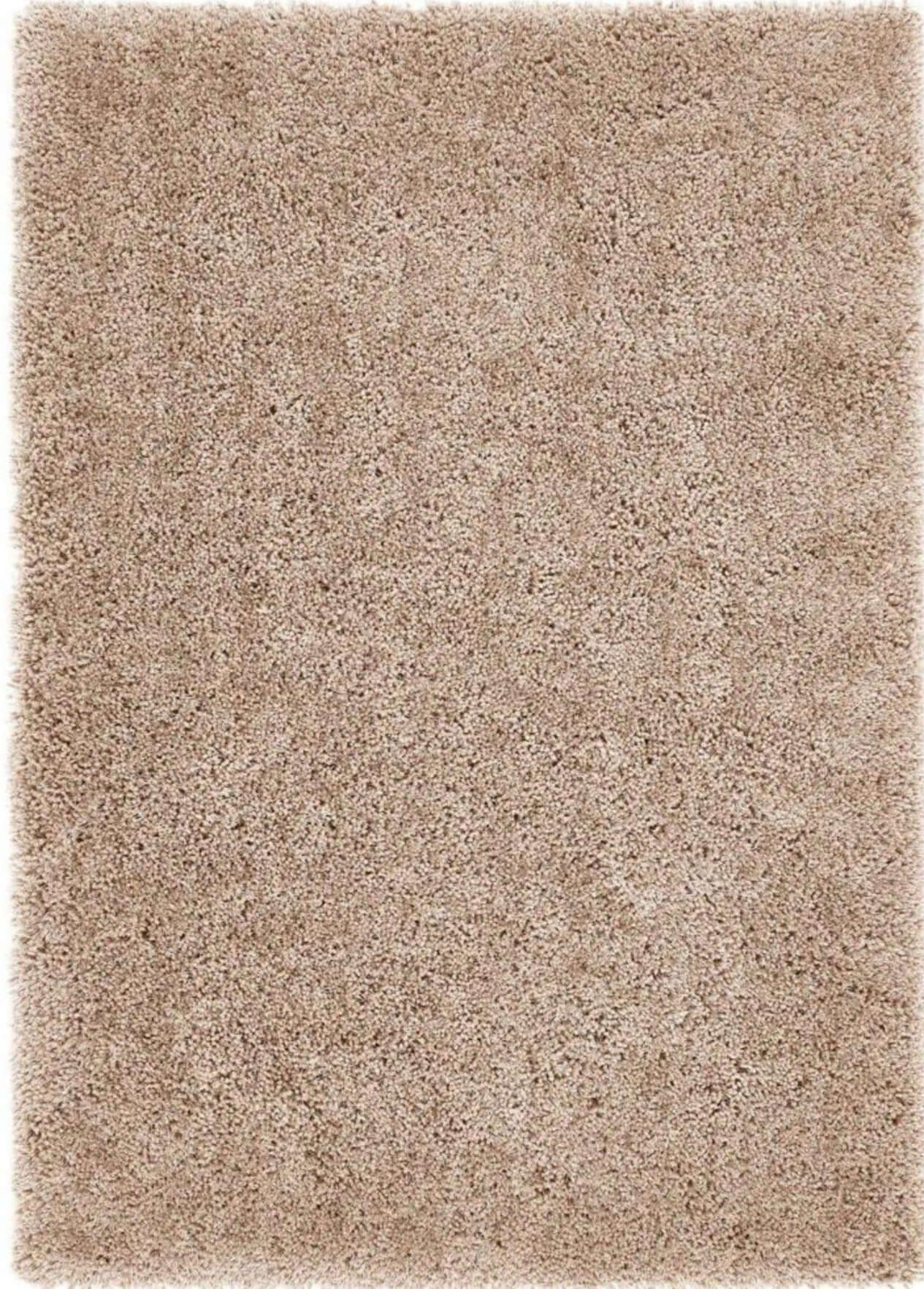 Chicago Latte Shaggy Polyester Contemporary Rug