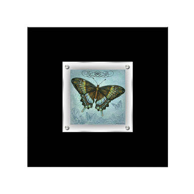 Butterfly 2 Framed Wall Art Black