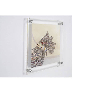 Framed Scottie Wall Art Black