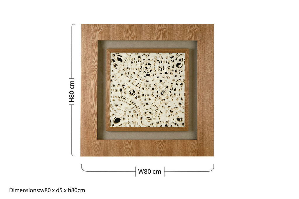Nason Framed Lattice Design Wall Art