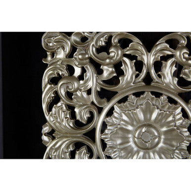 Nason Framed Silver Filigree Carving Wall Art