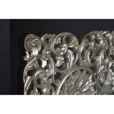 Nason Framed Silver Filigree Carving Wall Art