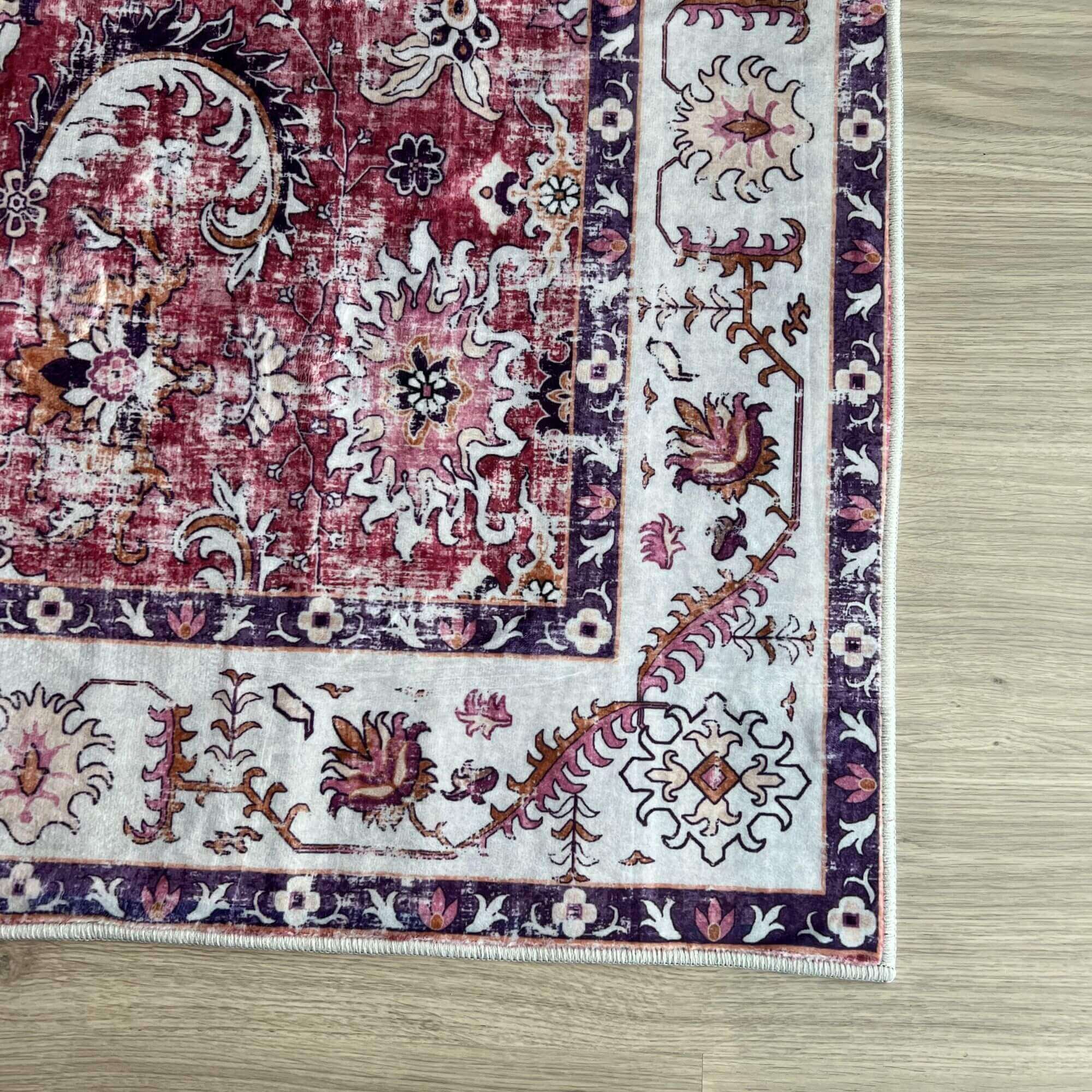 Rada Vintage Washable Contemporary Rug