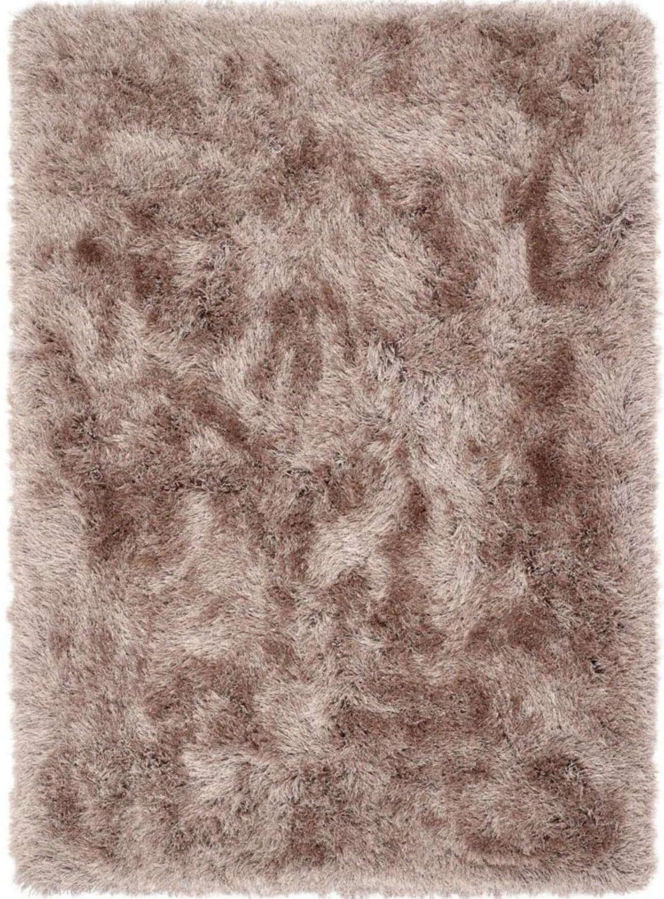 Extravagance Mink Shaggy Polyester Contemporary Rug