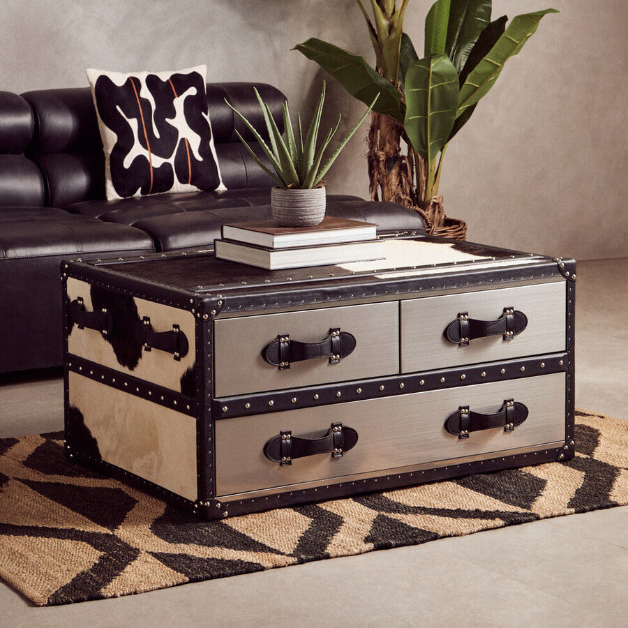 Bosie Hemp Small Black Rustic Rug