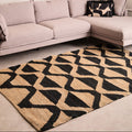 Bosie Hemp Large Black Modern Rug