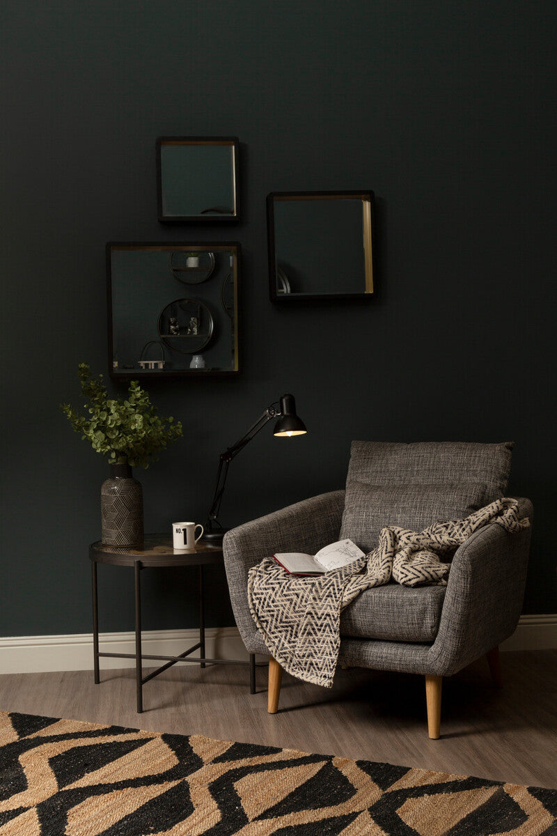 Bosie Hemp Large Black Modern Rug