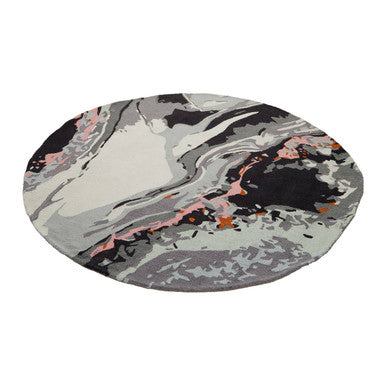 Bosie Moyo Round Wool Rug