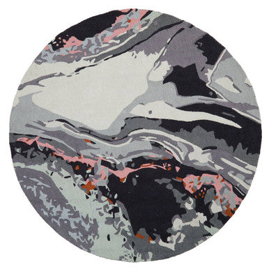 Bosie Moyo Round Wool Rug