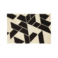 Bosie Milana Small Black & White Geometric Rug