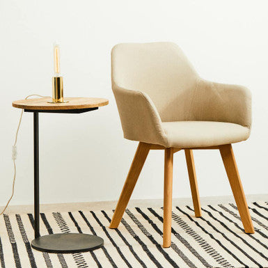 Bosie Madras Cotton Natural Modern Rug