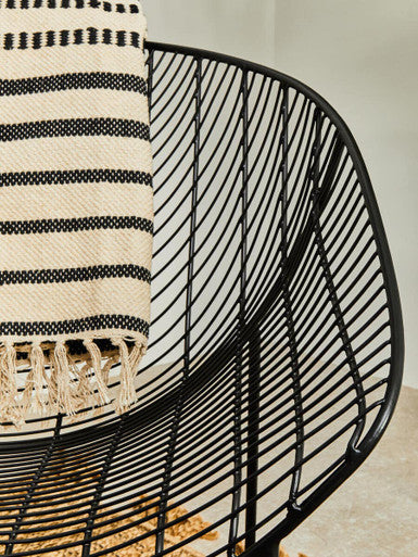 Bosie Madras Cotton Natural Modern Rug