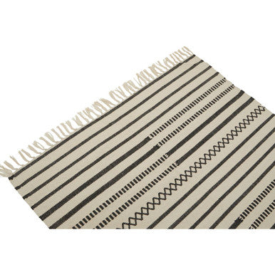 Bosie Madras Cotton Natural Modern Rug