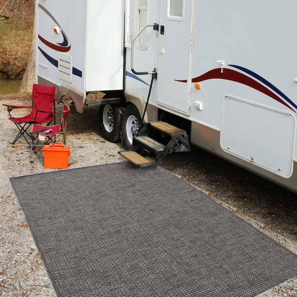 Magic Outdoor Rug Dark Grey