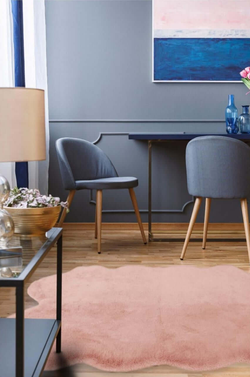 Luxury Pink Fur Rug