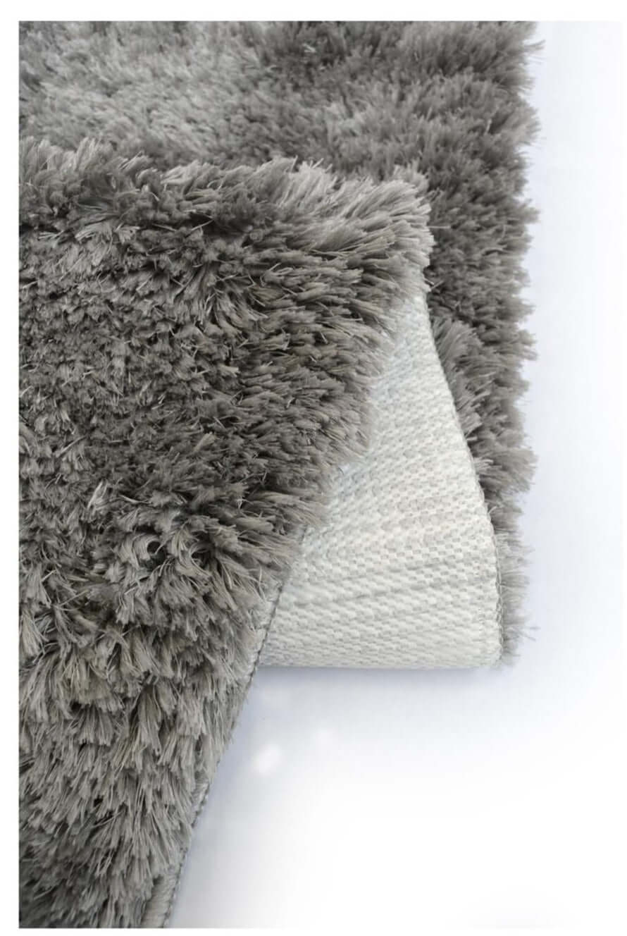 Soft Washable Grey Shaggy Rug