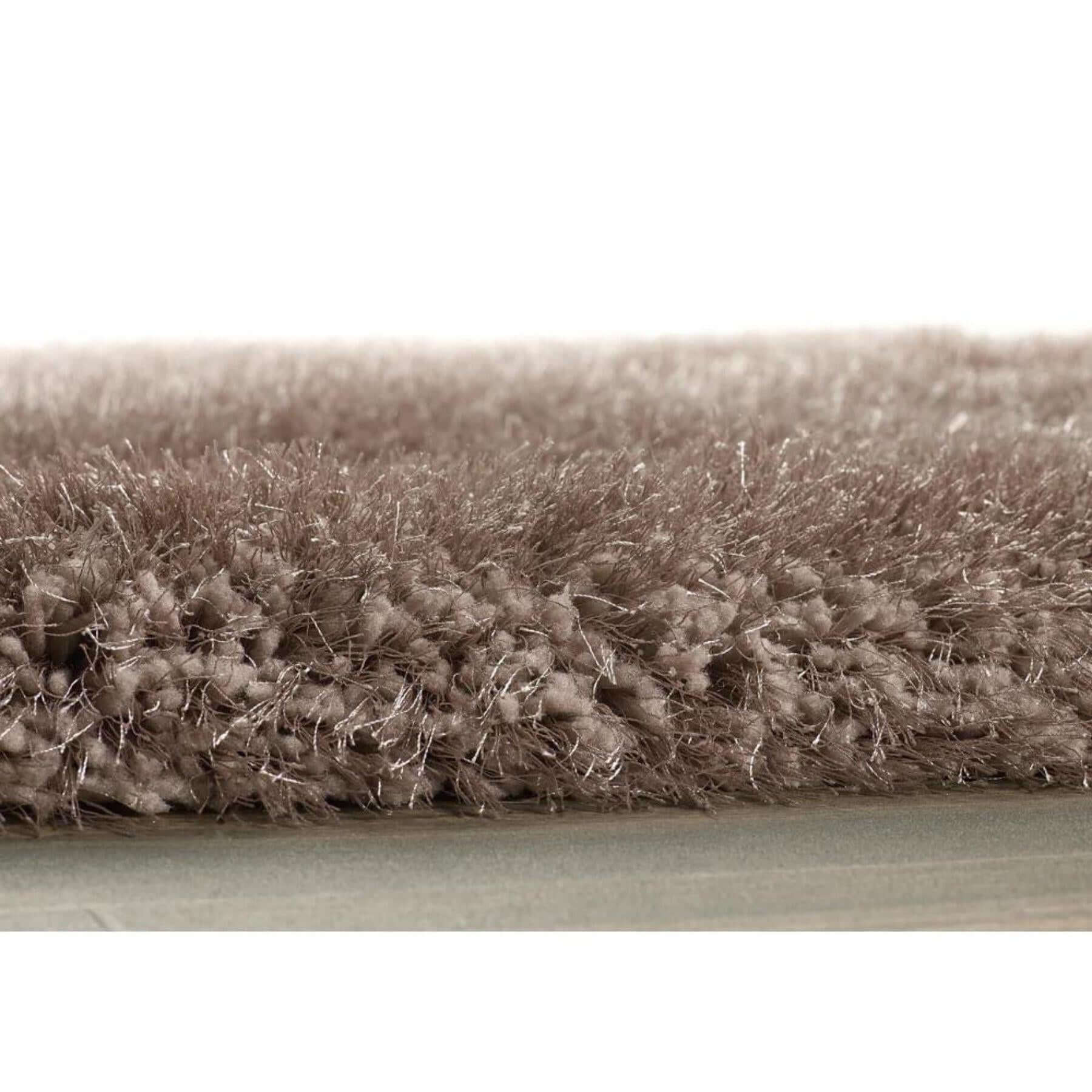 Extravagance Mink Shaggy Polyester Contemporary Rug