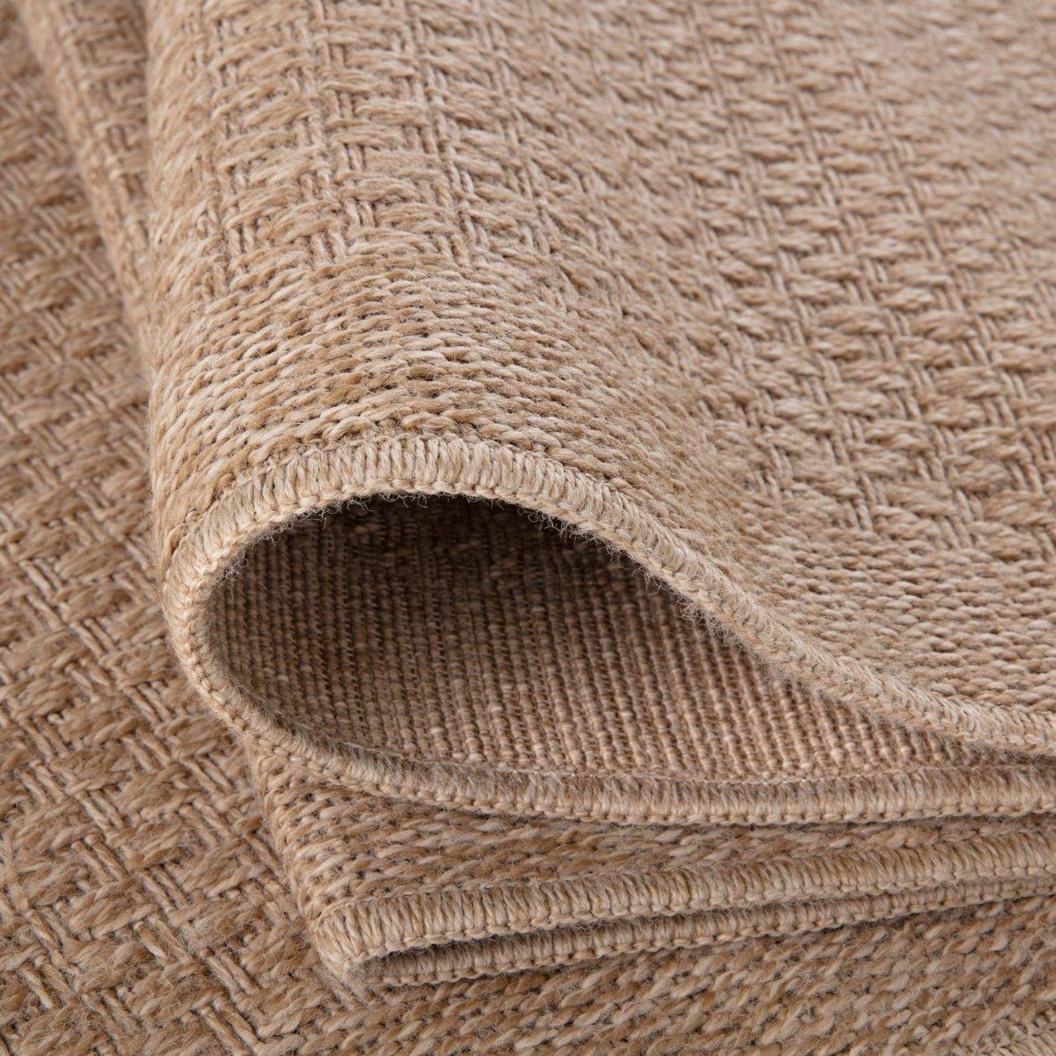Nature Outdoor Rug Neutral Rattan Natural