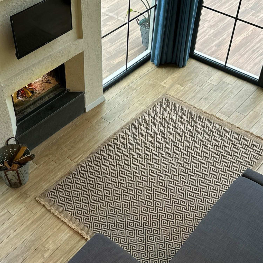 Nature Outdoor Rug Dark Grey