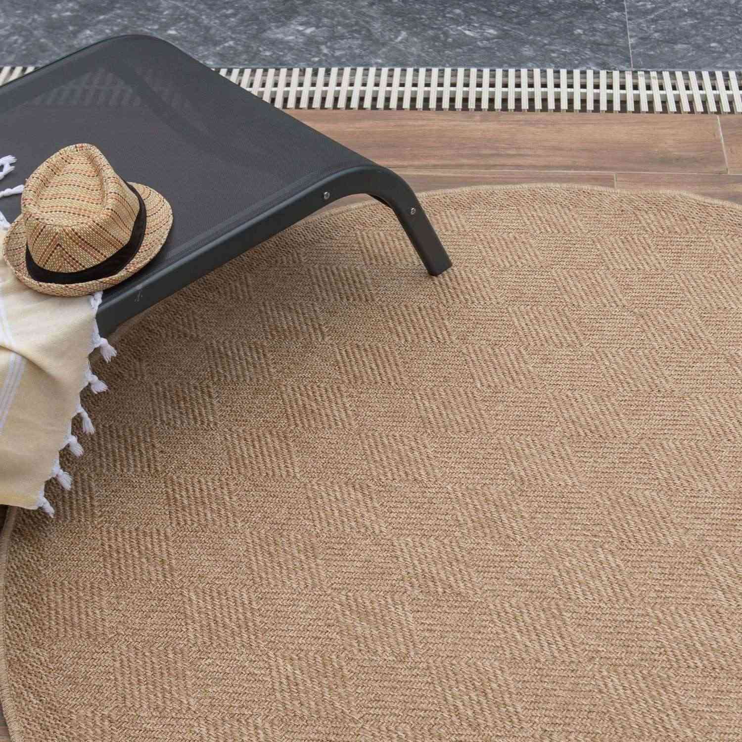 Nature Outdoor Rug Neutral Jute